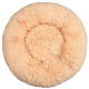 Hundebett Fluffy Donut beige 50